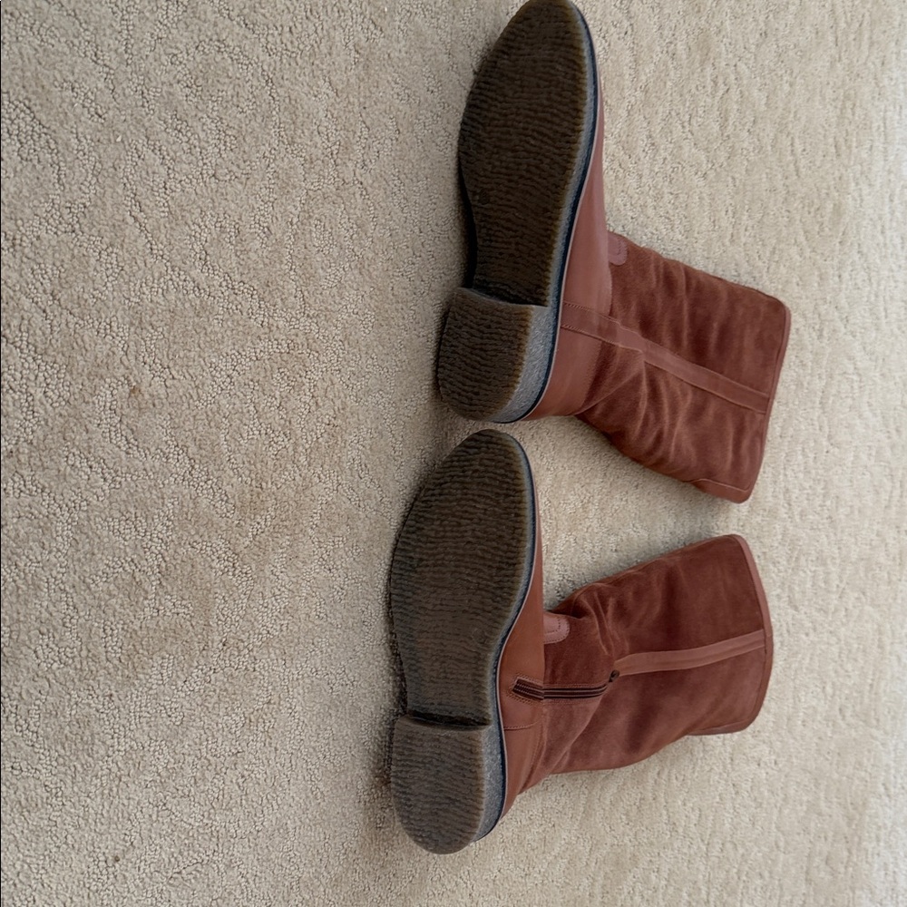 Charles David Tan Over the Knee Boots - Picture 3 of 4